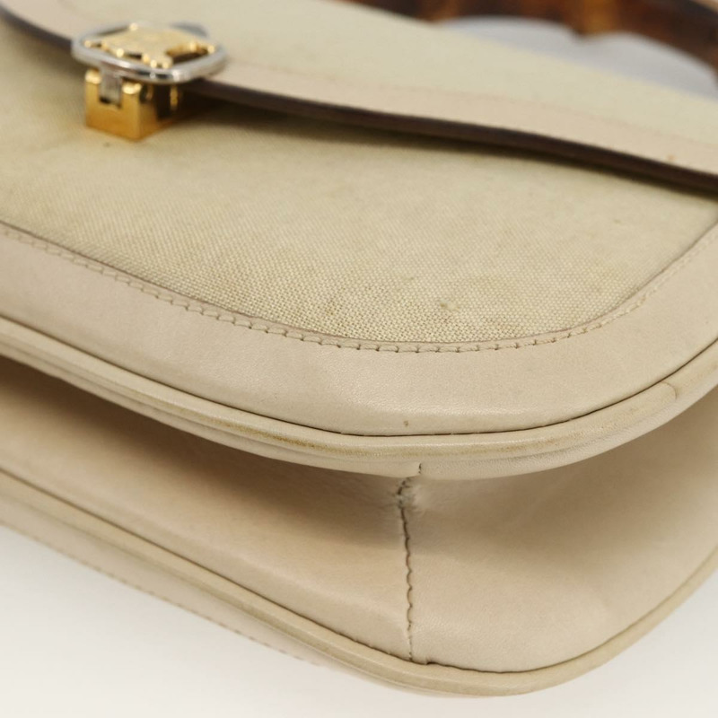 【日本直送】CELINE 手提包 帆布 米色 金色 正品 ARZ699A-9