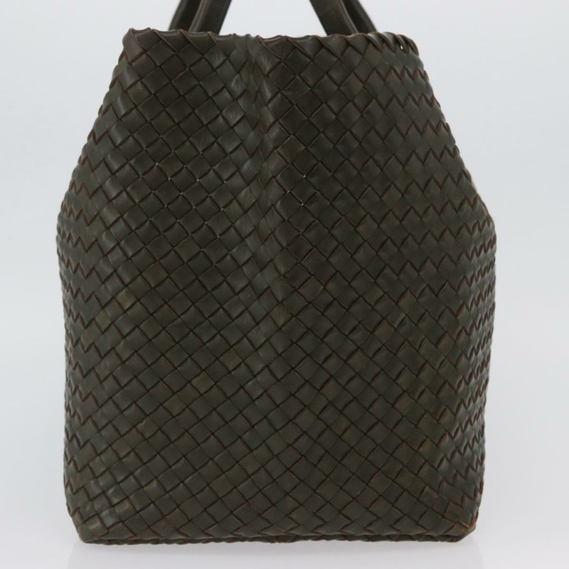 【日本直送】BOTTEGA VENETA INTRECCIATO Cabas GM 包 皮革 卡其色 113129 正品 am11061V-3