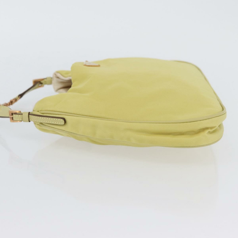 【日本直送】PRADA 尼龍黃金色鏈條單肩包 正品 LNZ1020A-4