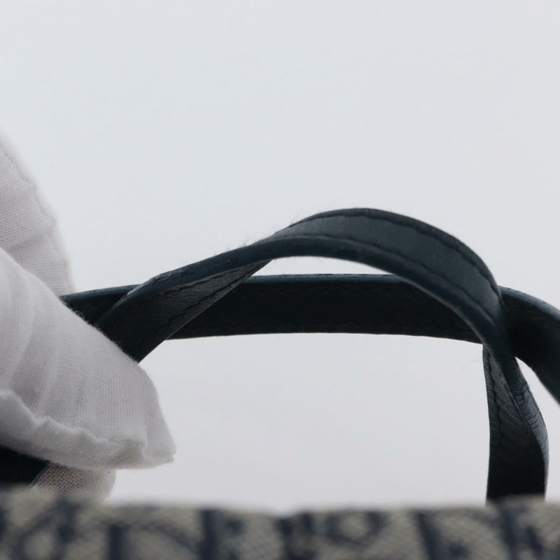 【日本直送】Christian Dior Trotter帆布手提包 海軍藍 銀色 正品 174460A-7