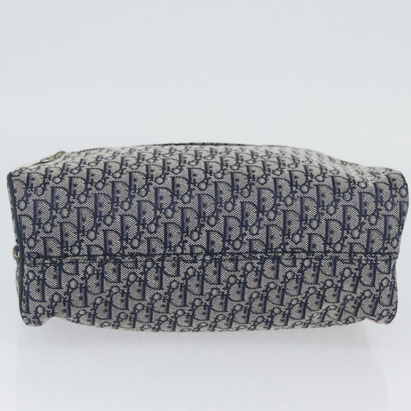 【日本直送】Christian Dior Trotter帆布手提包 海軍藍 銀色 正品 174460A-8