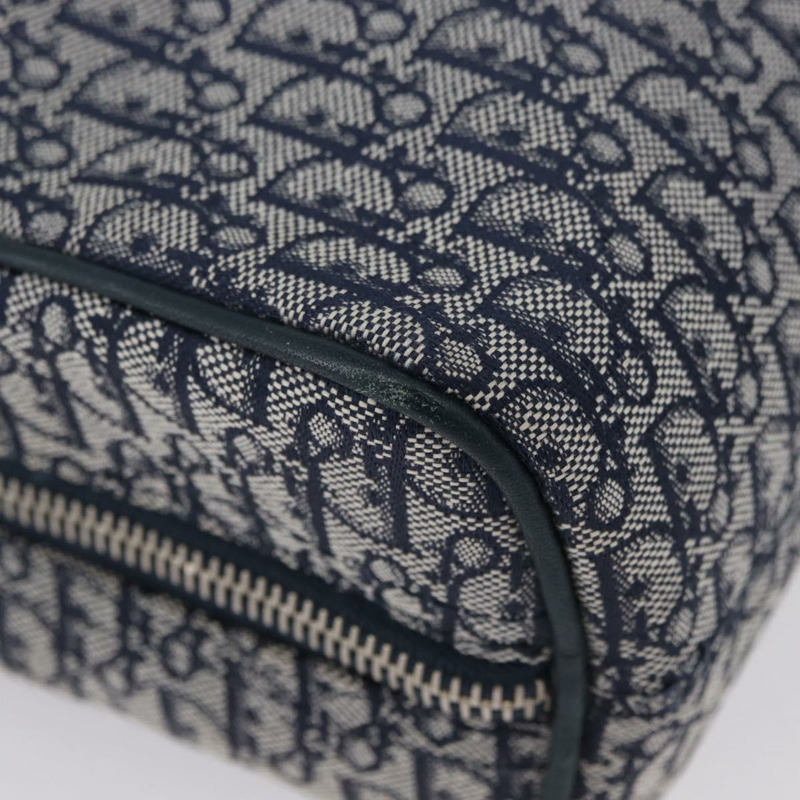 【日本直送】Christian Dior Trotter帆布手提包 海軍藍 銀色 正品 174460A-9