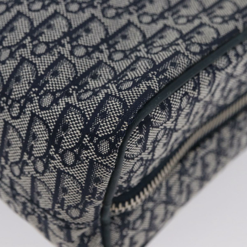 【日本直送】Christian Dior Trotter帆布手提包 海軍藍 銀色 正品 174460A-10