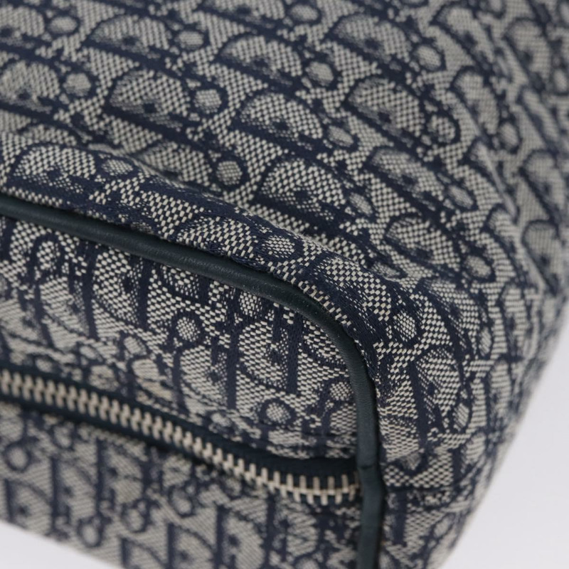 【日本直送】Christian Dior Trotter帆布手提包 海軍藍 銀色 正品 174460A-11