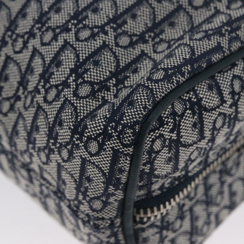 【日本直送】Christian Dior Trotter帆布手提包 海軍藍 銀色 正品 174460A-12