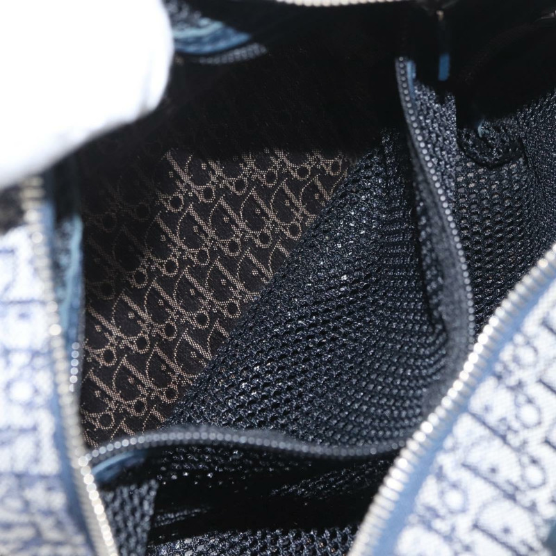 【日本直送】Christian Dior Trotter帆布手提包 海軍藍 銀色 正品 174460A-20