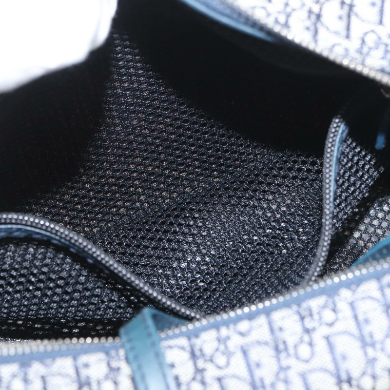 【日本直送】Christian Dior Trotter帆布手提包 海軍藍 銀色 正品 174460A-22