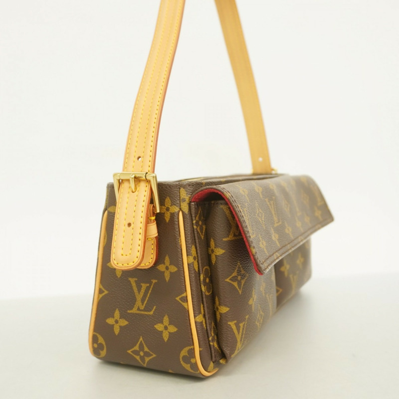 路易威登 Monogram Vivacite MM 女士單肩包 M51164 棕色-1