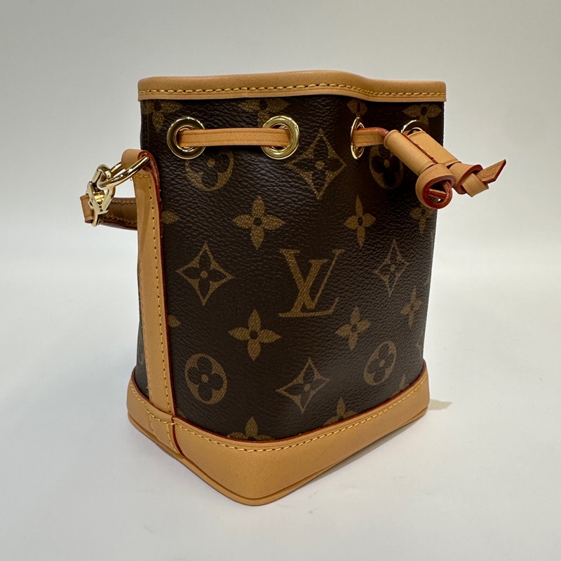 LV 原花nano noe 斜背水桶包-1