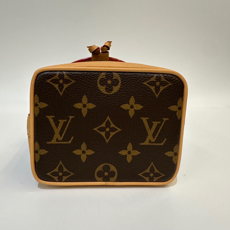 LV 原花nano noe 斜背水桶包-4