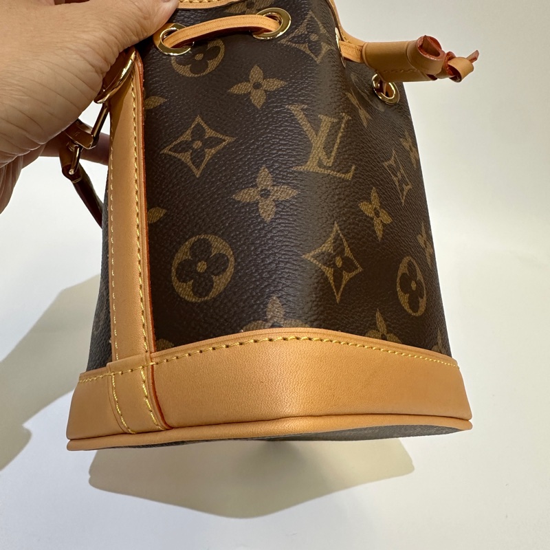 LV 原花nano noe 斜背水桶包-5