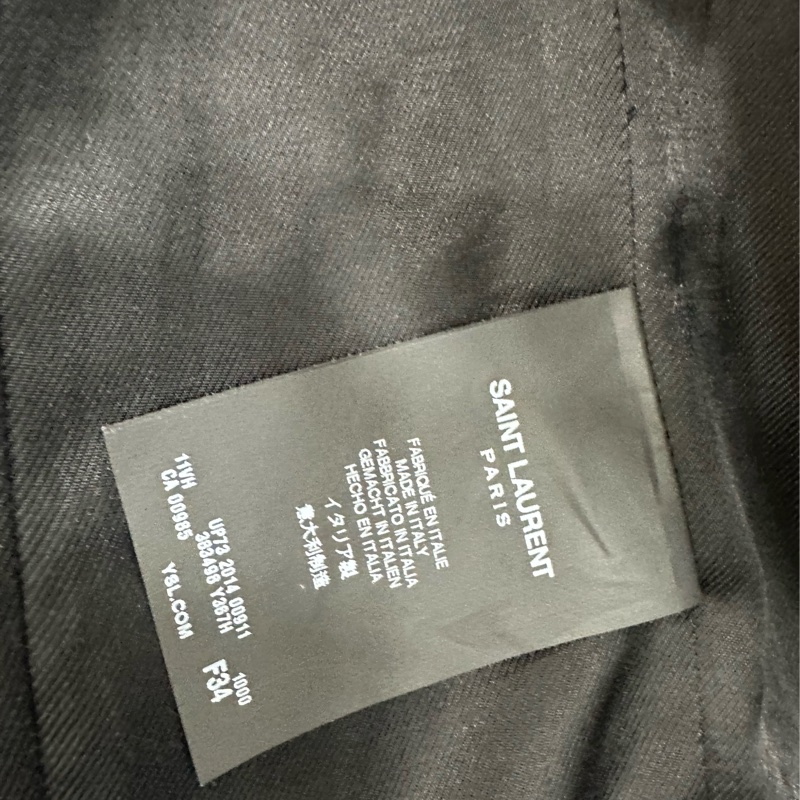 YSL /saint Laurent slp 西裝 走秀款 100羊毛 size 34-3