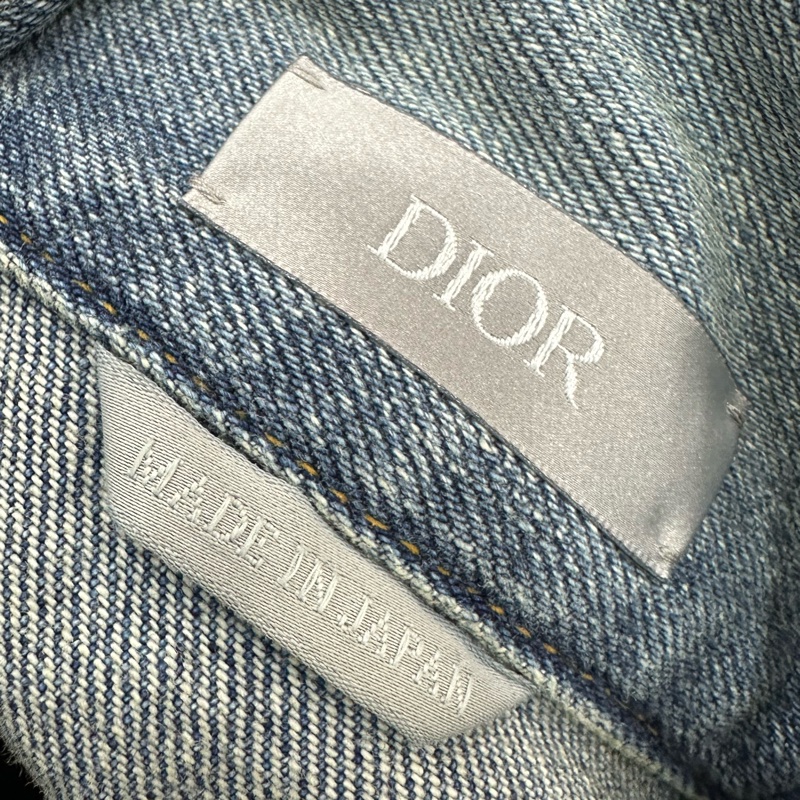 Dior迪奧 經典立體CD刺繡牛仔外套 44碼-4