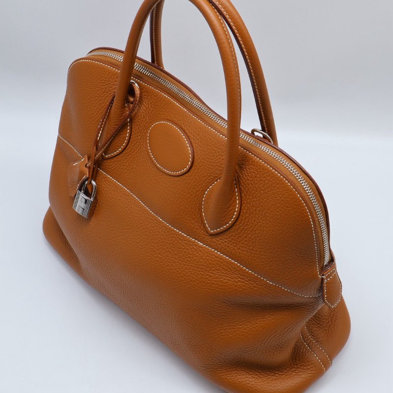 HERMES Bolide 35 - 金棕銀 🄾-4