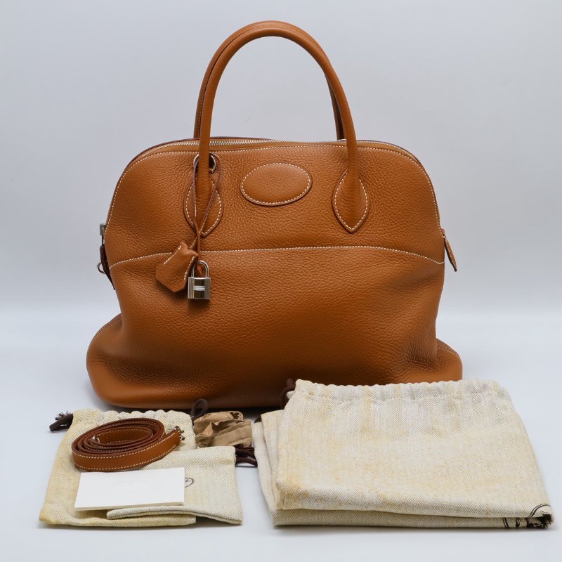 HERMES Bolide 35 - 金棕銀 🄾-21