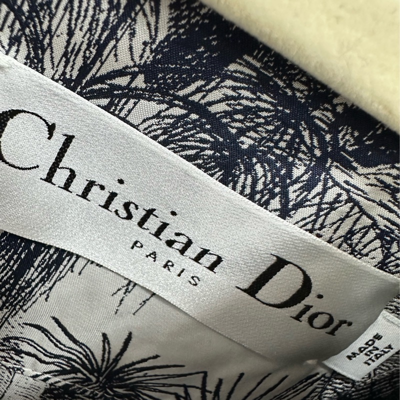 Dior 迪奧藍色標語logo叢林動物園衝鋒衣XS-3