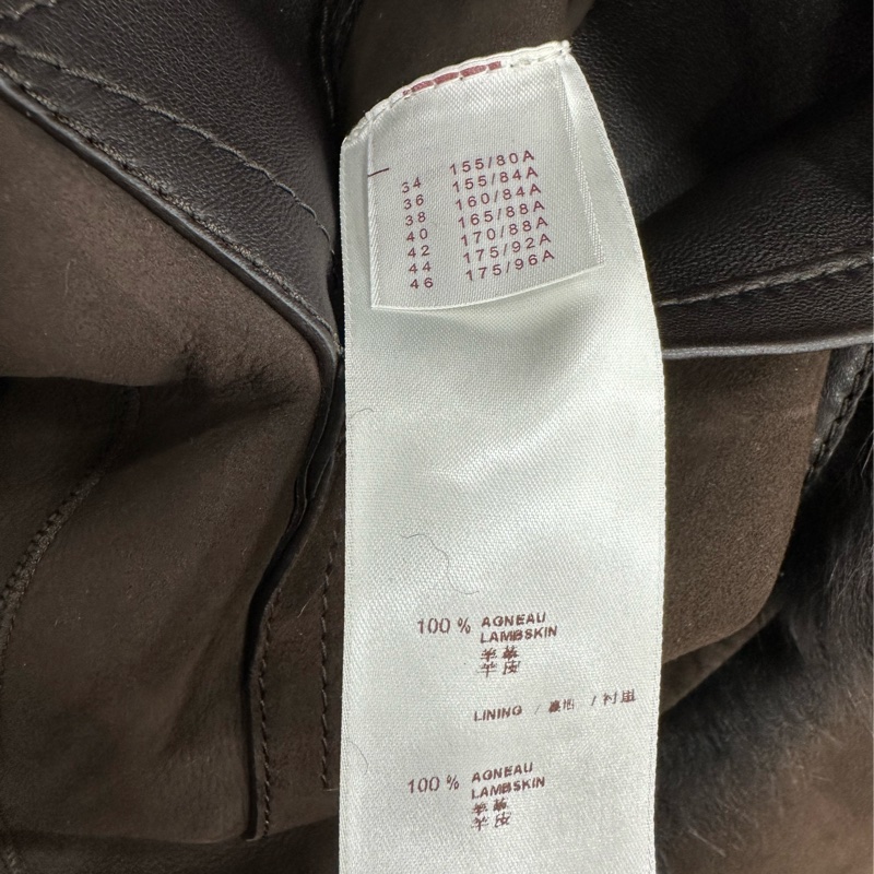 LV/ Louis Vuitton路易威登羊皮毛一體兩面穿皮草連帽馬甲 36碼-4