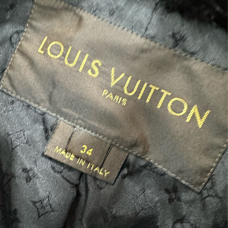 LV/ Louis Vuitton路易威登小羊皮機車夾克 34碼-2