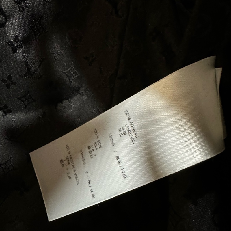 LV/ Louis Vuitton路易威登小羊皮機車夾克 34碼-3