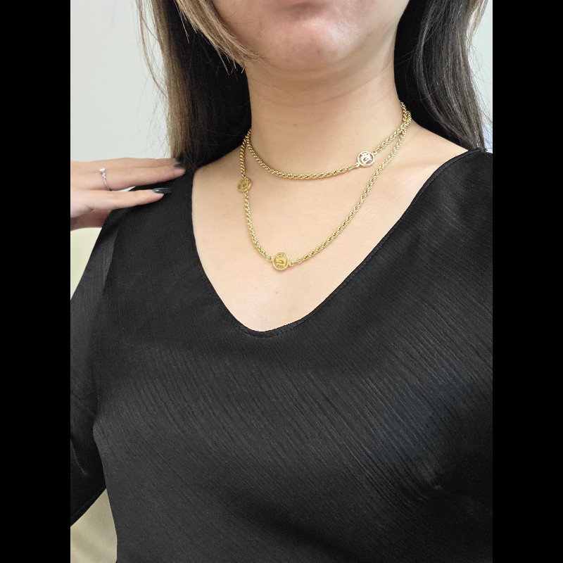 Dior vintage 長項鍊 多種戴法-1