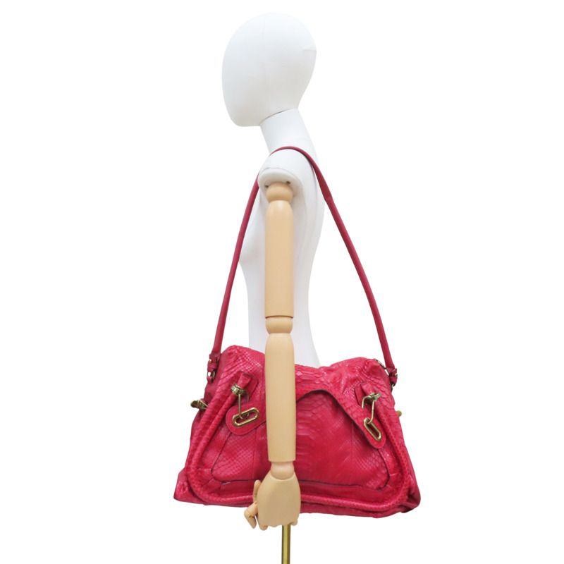 紅色 皮革 Paraty 兩用包【Chloe 克羅伊】-8