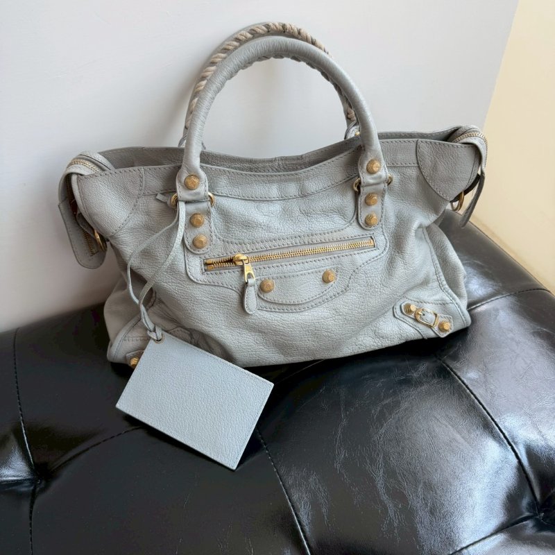 🏷Balenciaga機車包(冰川藍)-1