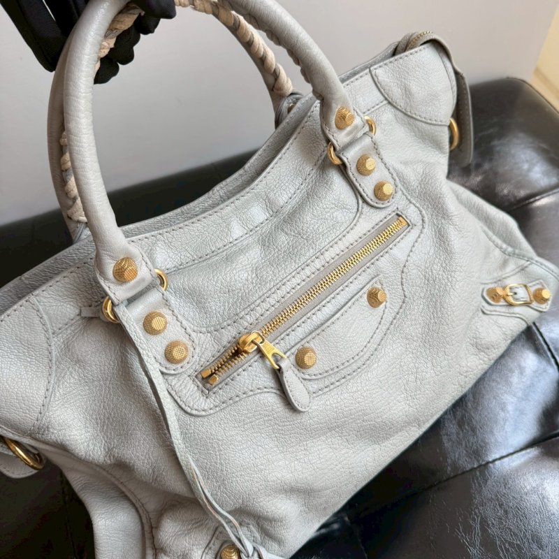 🏷Balenciaga機車包(冰川藍)-4