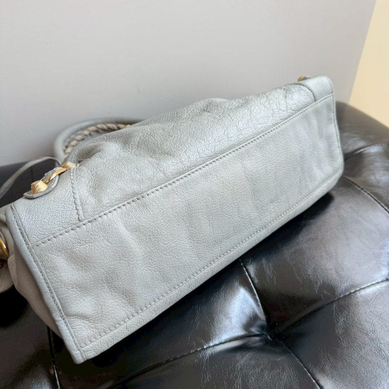 🏷Balenciaga機車包(冰川藍)-9