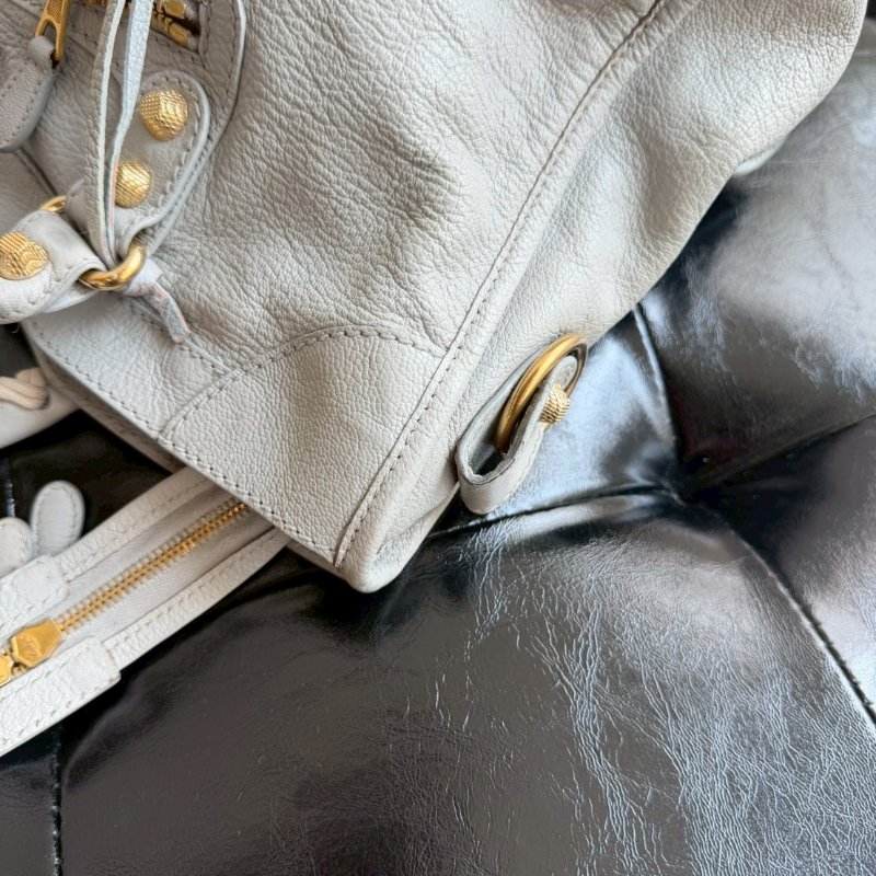 🏷Balenciaga機車包(冰川藍)-10