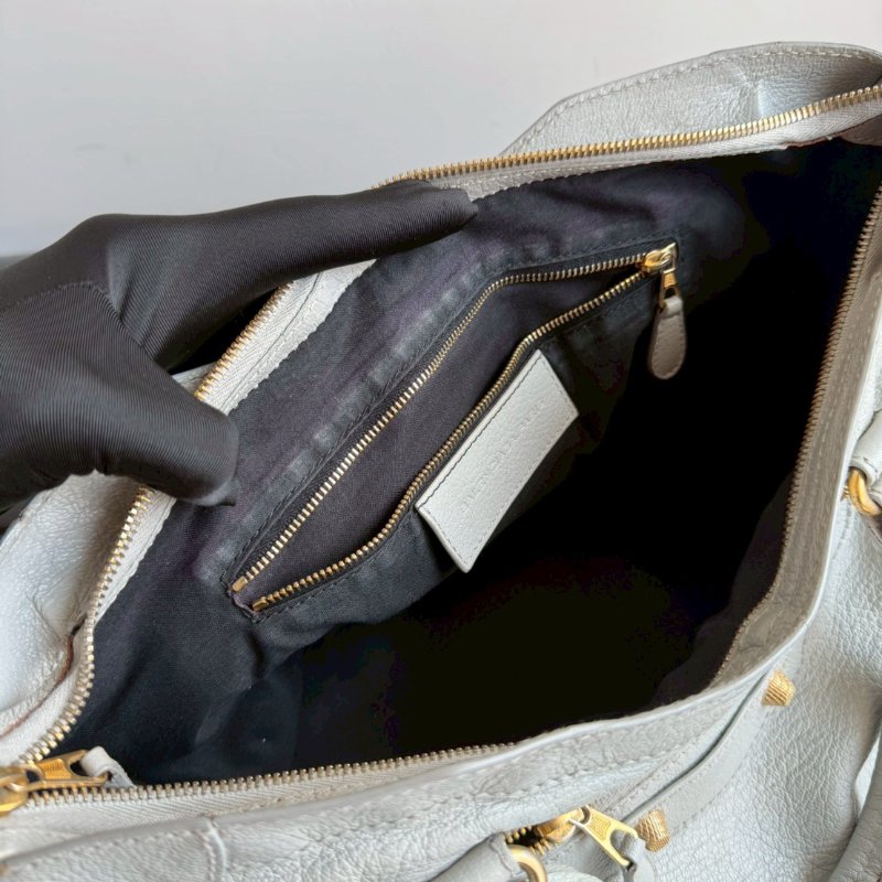 🏷Balenciaga機車包(冰川藍)-15