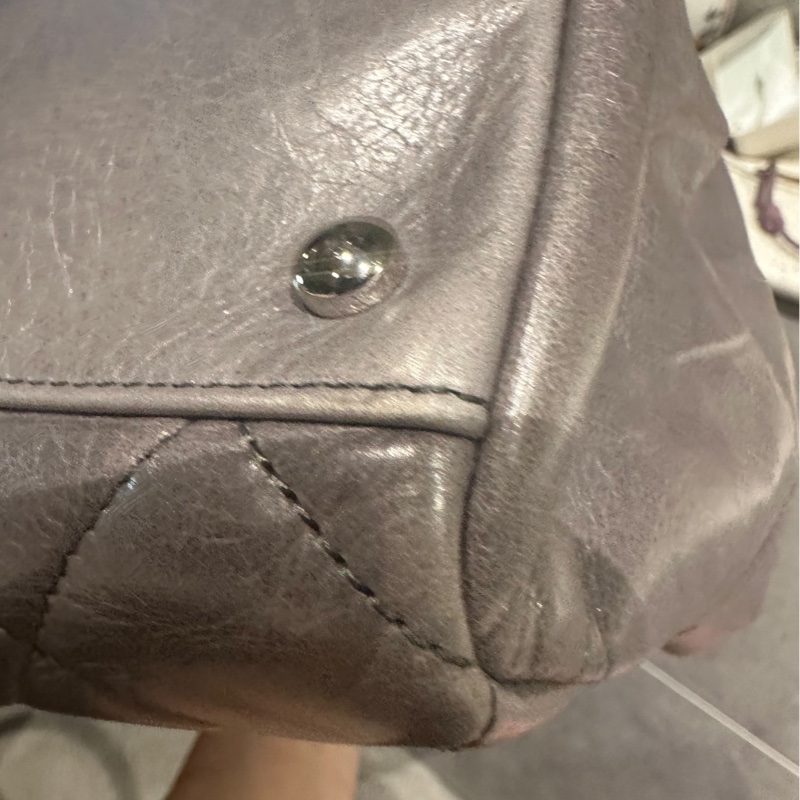 Chanel 壓克力衣架包 大象灰油臘牛皮 大號 ｜在台現貨秒發-12