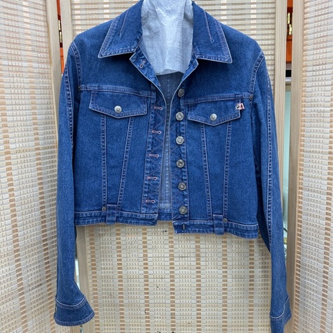 Dior迪奧 短版牛仔外套 38碼 淺藍