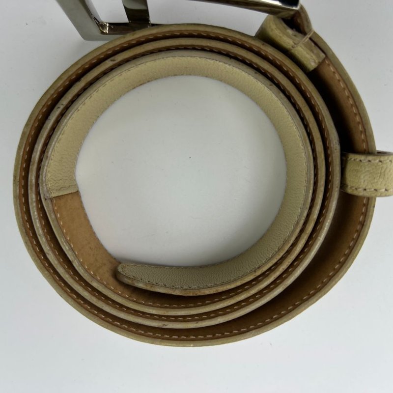 GUCCI 方形扣頭皮帶-5