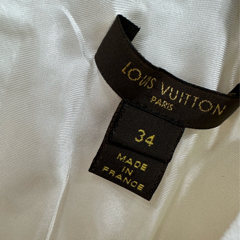 LV/Louis Vuitton 路易威登 白色無袖上衣34碼-3
