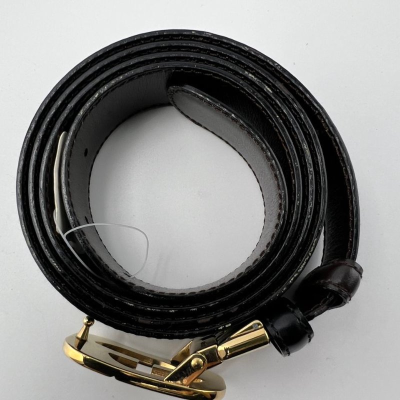 GUCCI 雙 G 扣頭皮帶-1