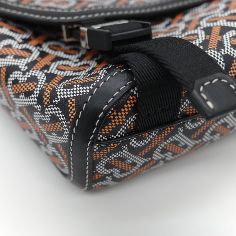 Burberry 巴寶莉 TB Print 經典印花 帆布 小牛皮 斜背 郵差包-11