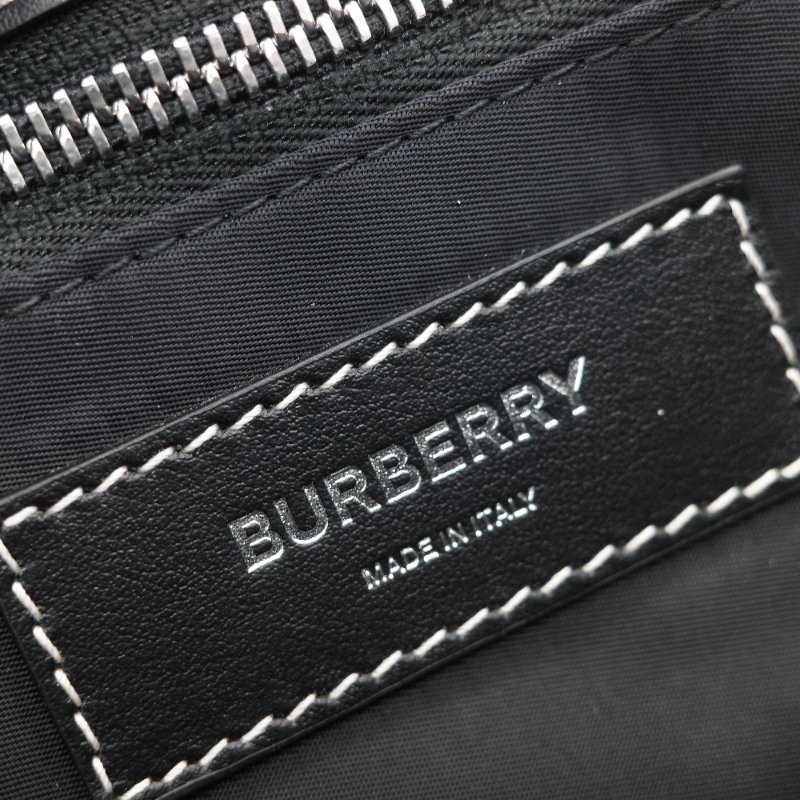 Burberry 巴寶莉 TB Print 經典印花 帆布 小牛皮 斜背 郵差包-23
