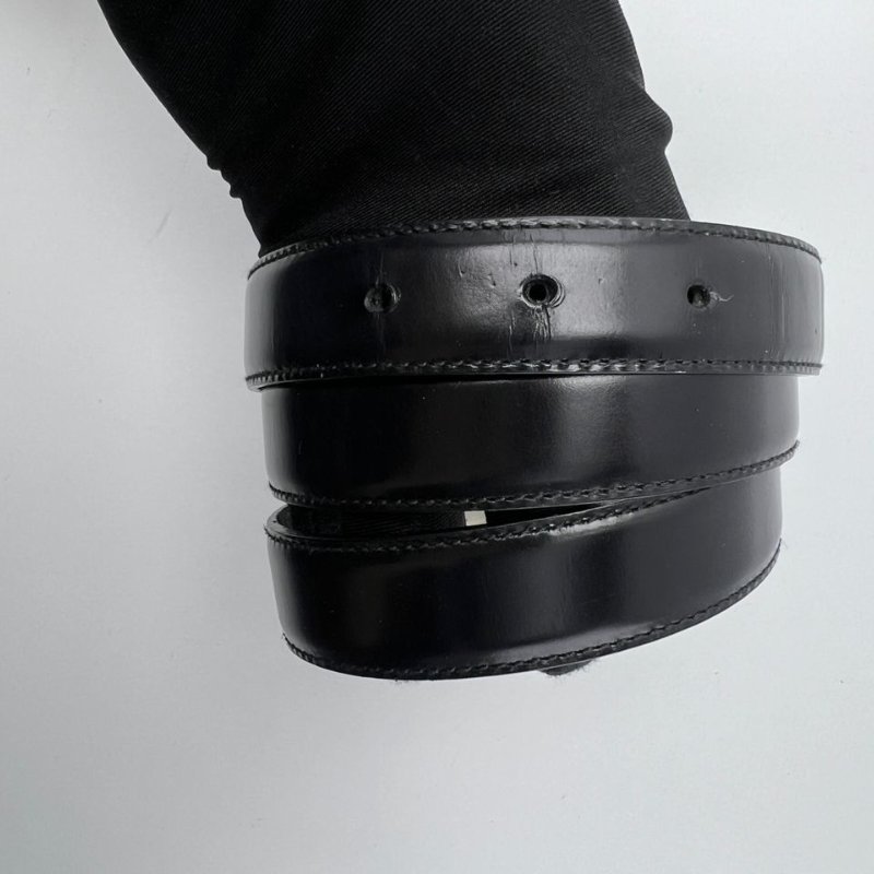 GUCCI 雙 G 扣頭皮帶-1