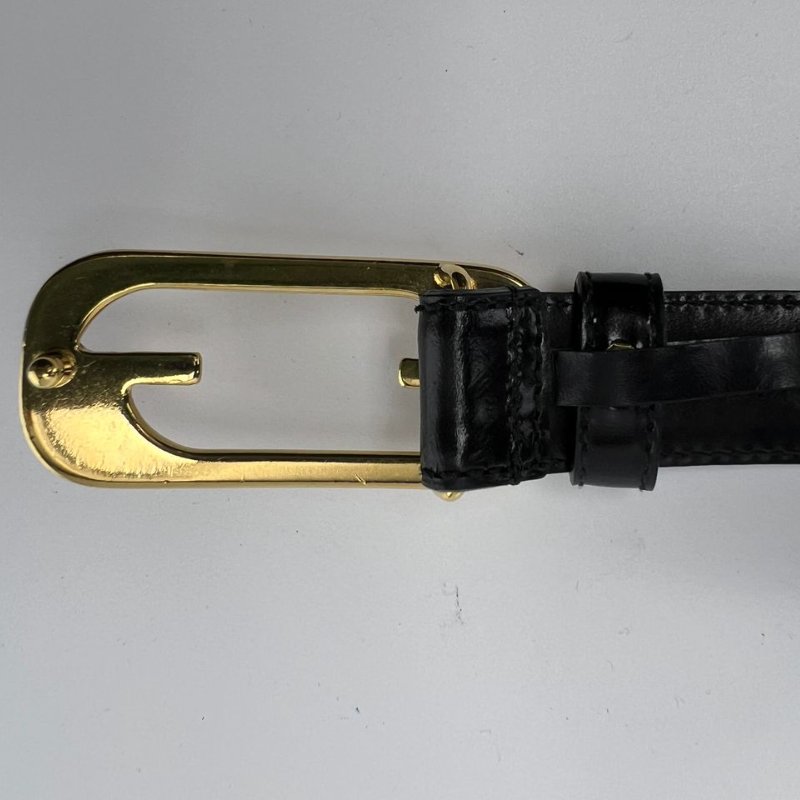 GUCCI 雙 G 扣頭皮帶-4