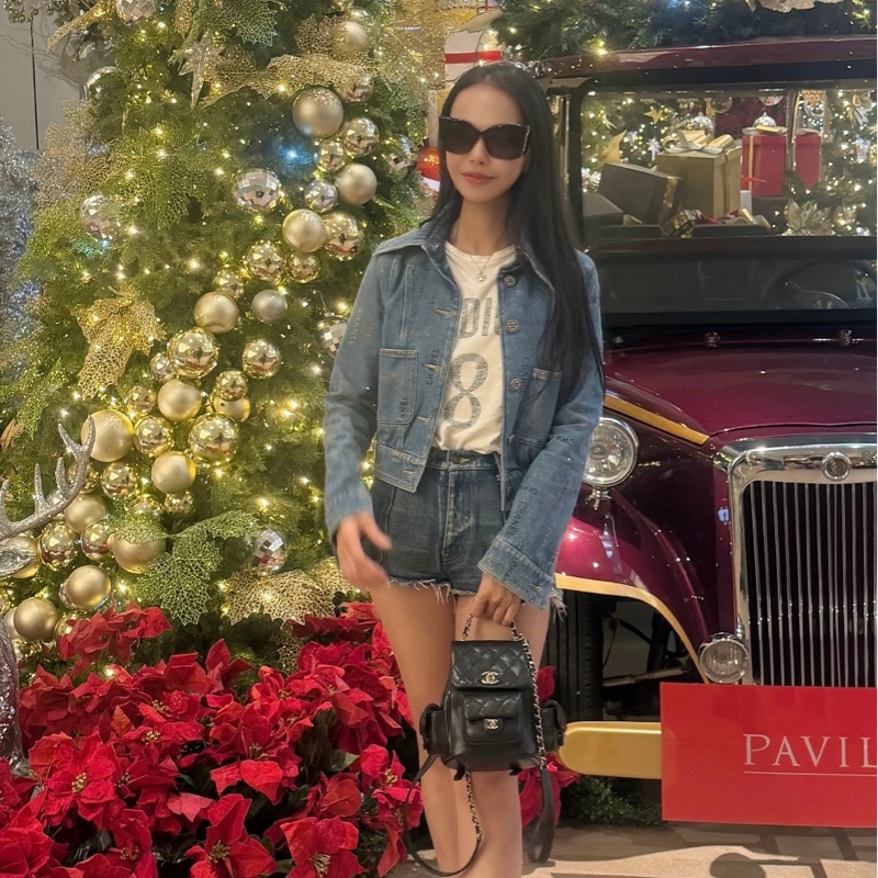 Chanel 2022年款滿Logo牛仔外套-4