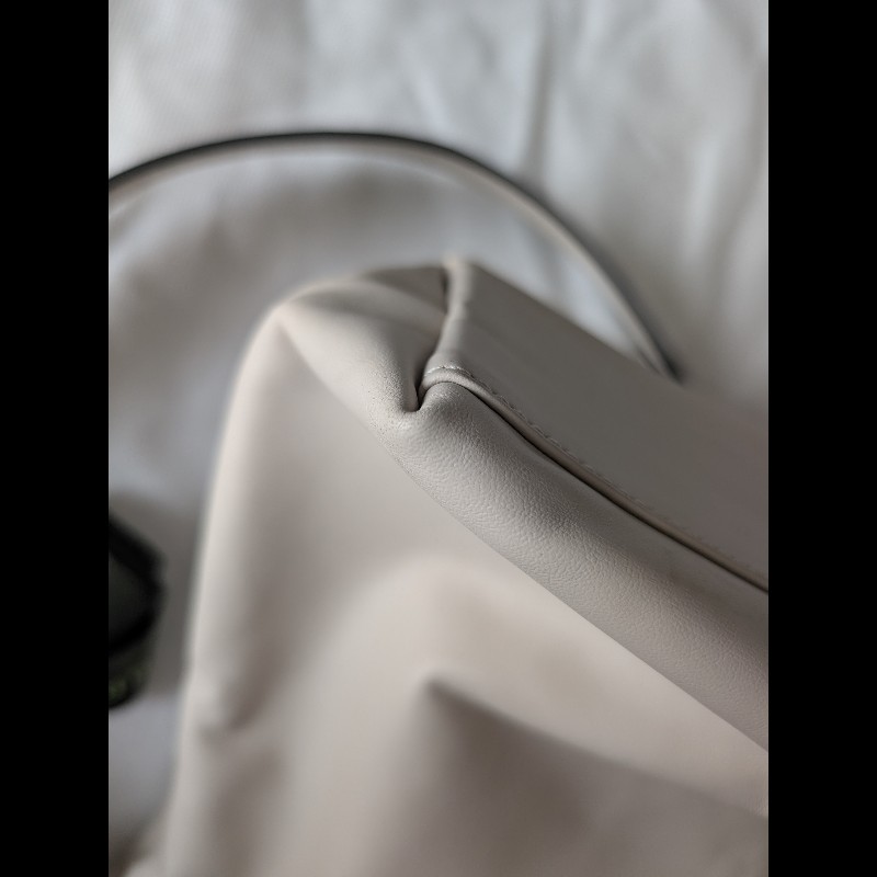 🌿 Longchamp 經典皮革肩背包hobo包（可調節背帶）-9