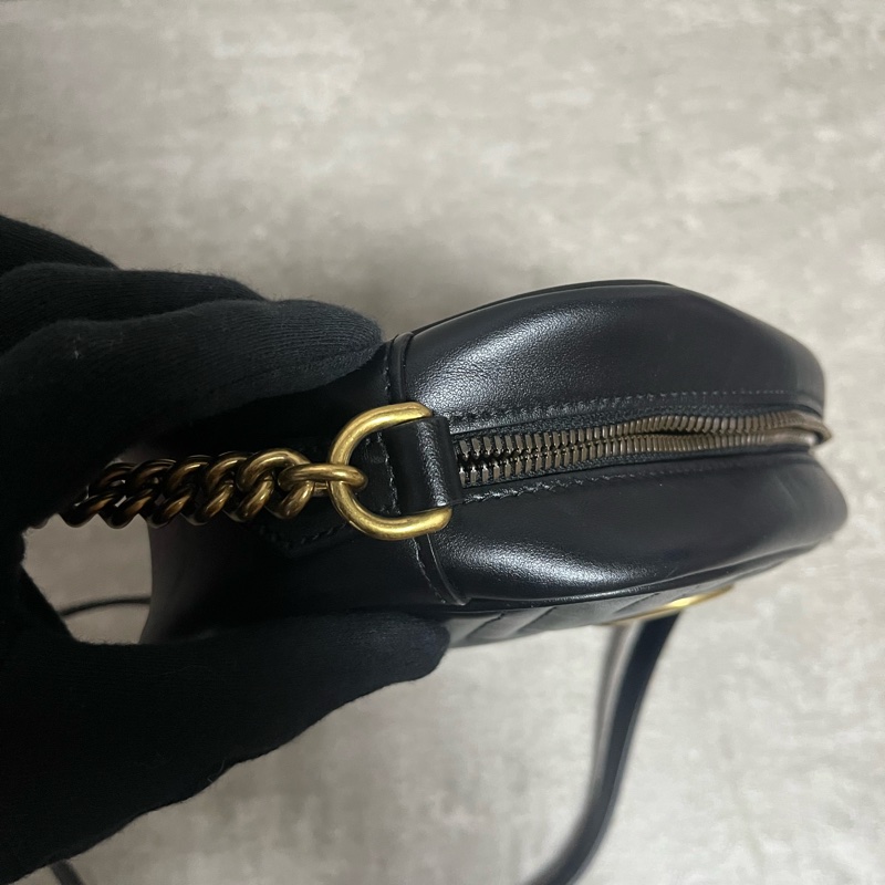 正品 Gucci marmont 相機包大款-11