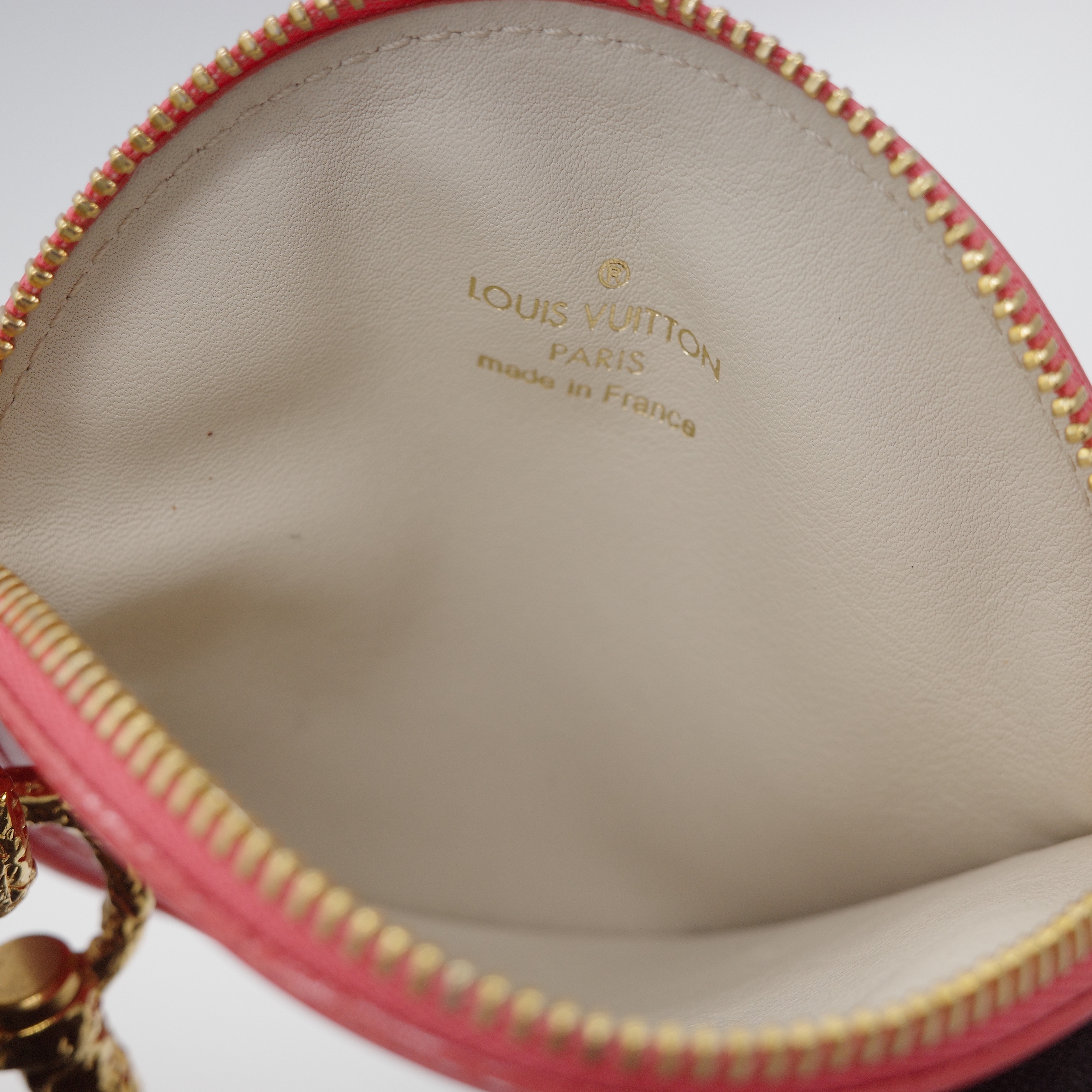 Louis Vuitton 路易威登 Trunks & Bags Vernis 紅色 漆皮圓形零錢包-6