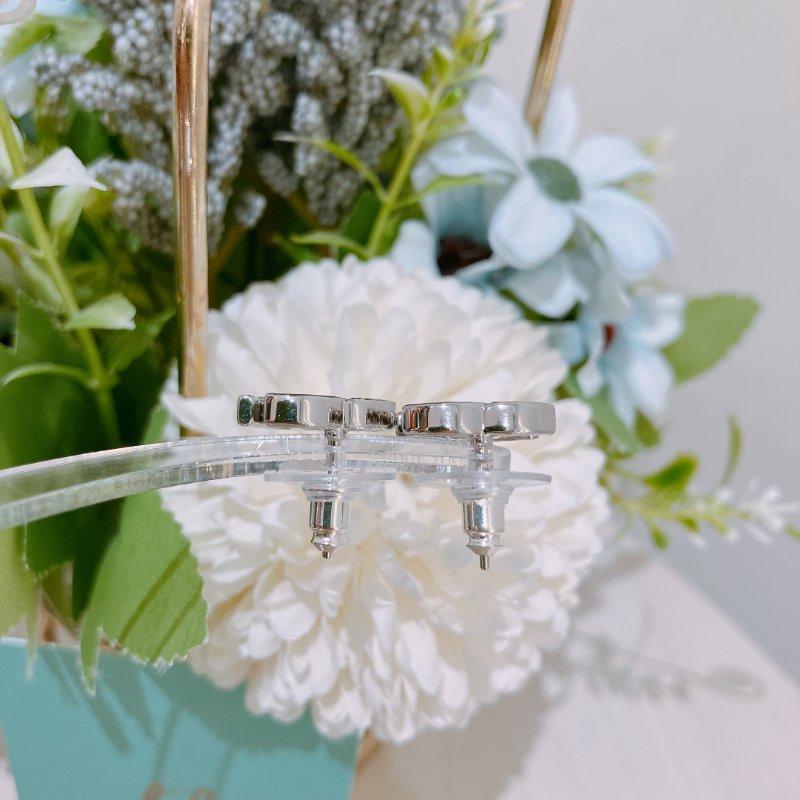 TK1988 香奈兒 經典 雙C 純銀 耳環 Chanel 26P CC Logo Silver Earrings-7