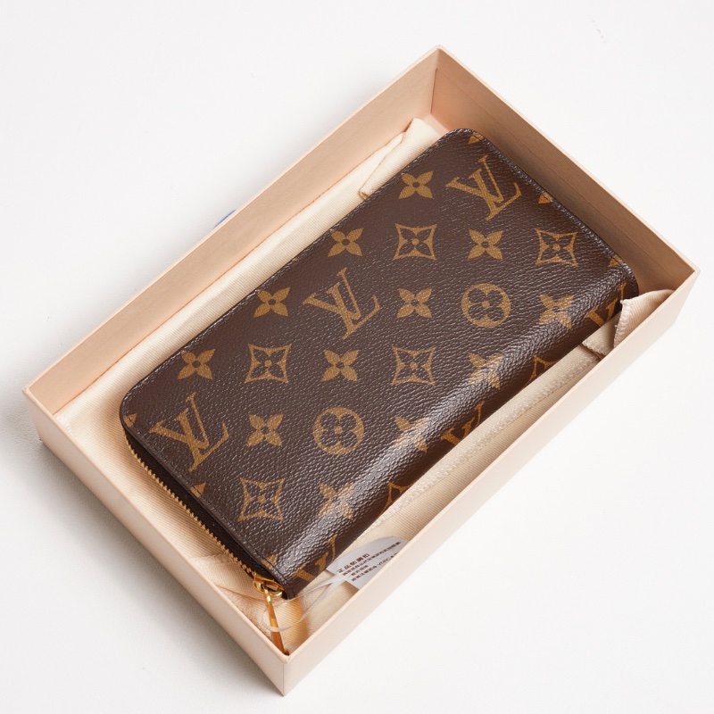 LV 老花長夾 Monogram帆布長夾-12
