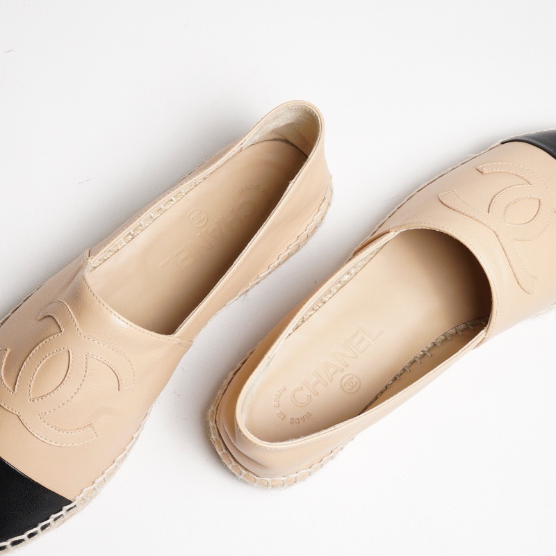 CHANEL 平底草織鞋-9