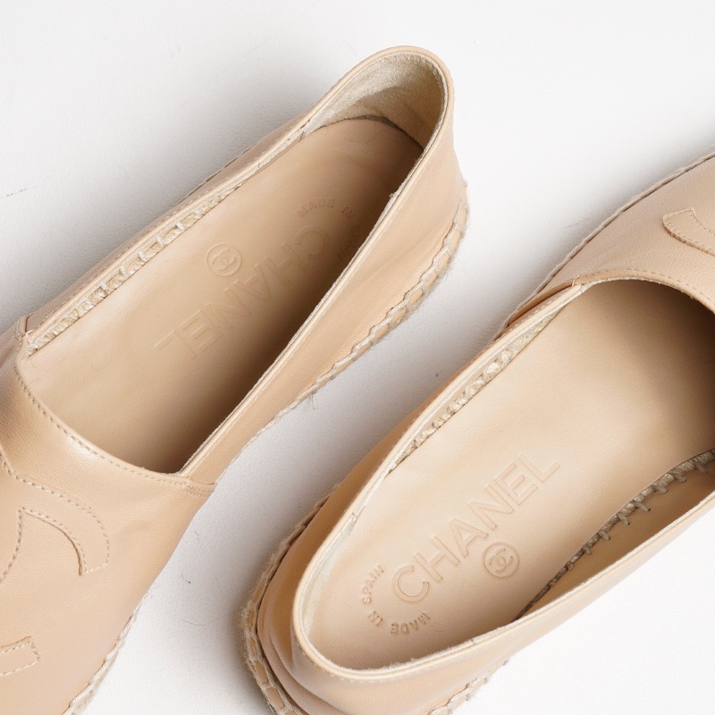 CHANEL 平底草織鞋-10