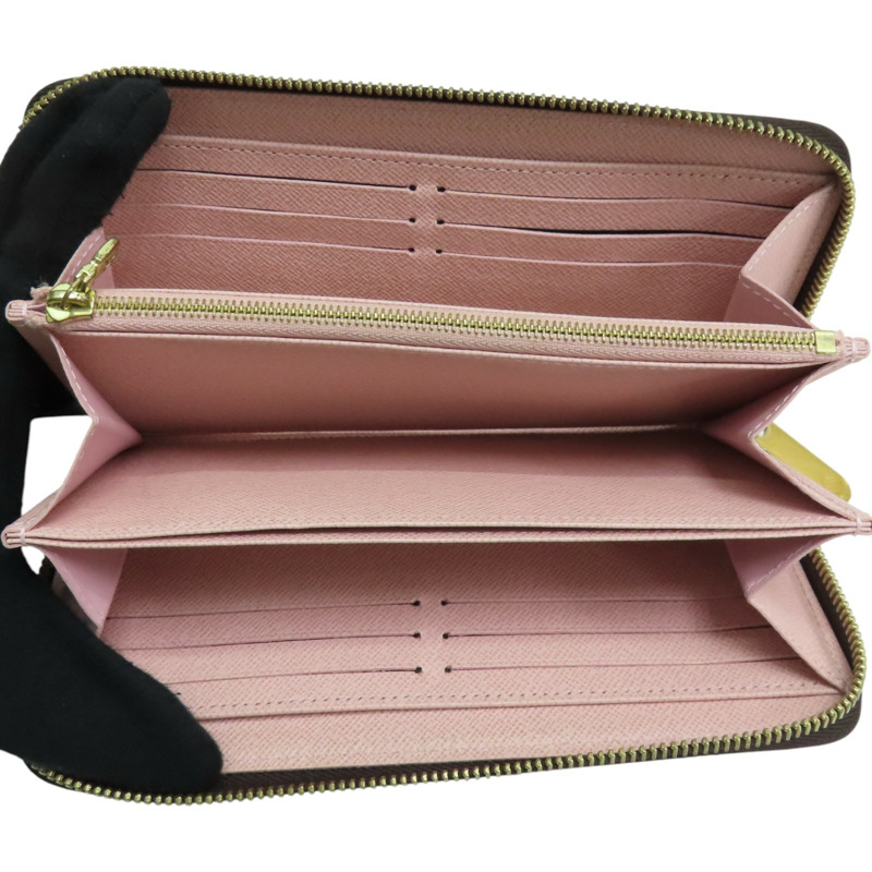 棕色 原花帆布 Zippy Wallet 拉鍊長夾【LOUIS VUITTON LV 路易威登】 M41894-4