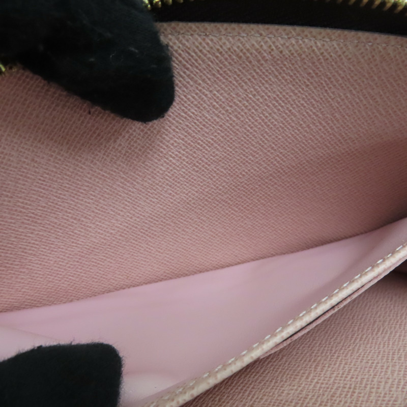 棕色 原花帆布 Zippy Wallet 拉鍊長夾【LOUIS VUITTON LV 路易威登】 M41894-5