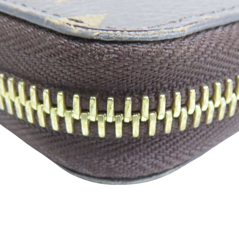 棕色 原花帆布 Zippy Wallet 拉鍊長夾【LOUIS VUITTON LV 路易威登】 M41894-13